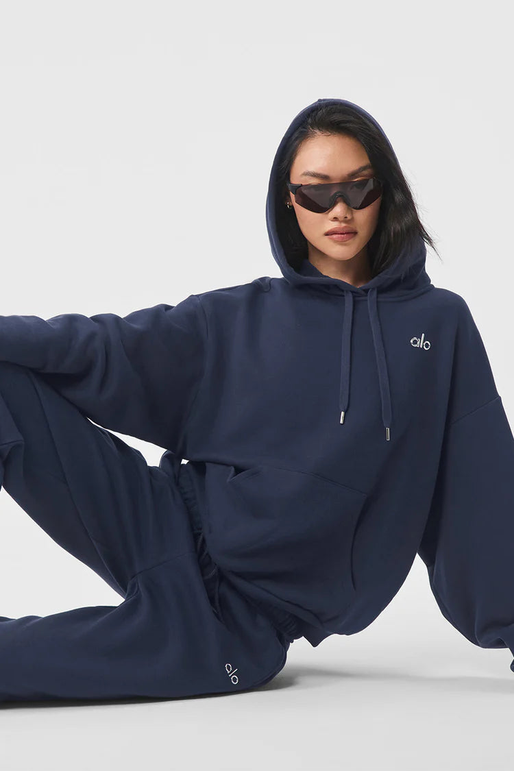 Alo Yoga Women's Accolade Hoodie - Navy – Kanadadan Kapına Alo Yoga Women's Accolade Hoodie - Navy – Kanadadan Kapına