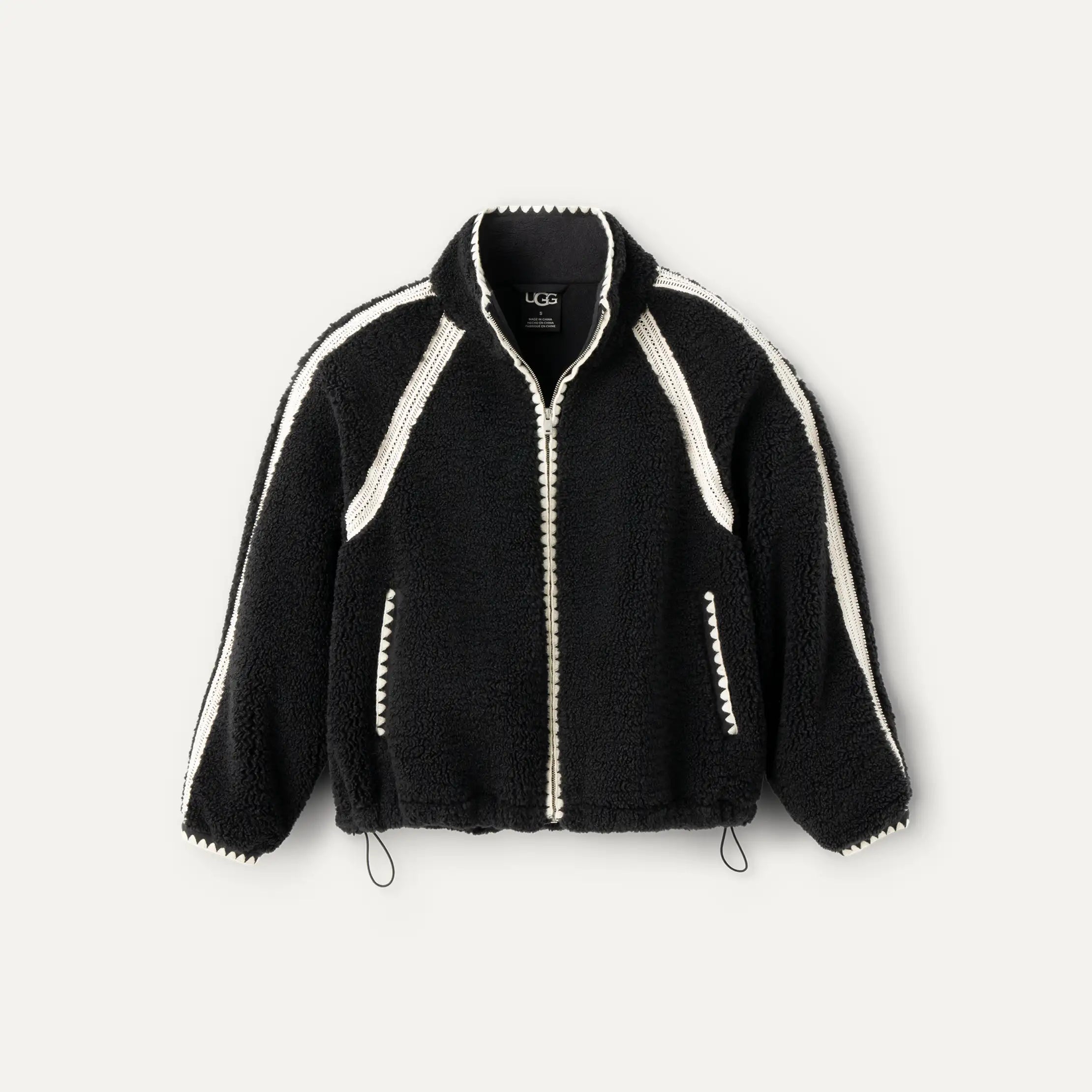 Ugg Women's Nikia Crochet UGGfluff Jacket-Black – Kanadadan Kapına Ugg Women's Nikia Crochet UGGfluff Jacket-Black – Kanadadan Kapına