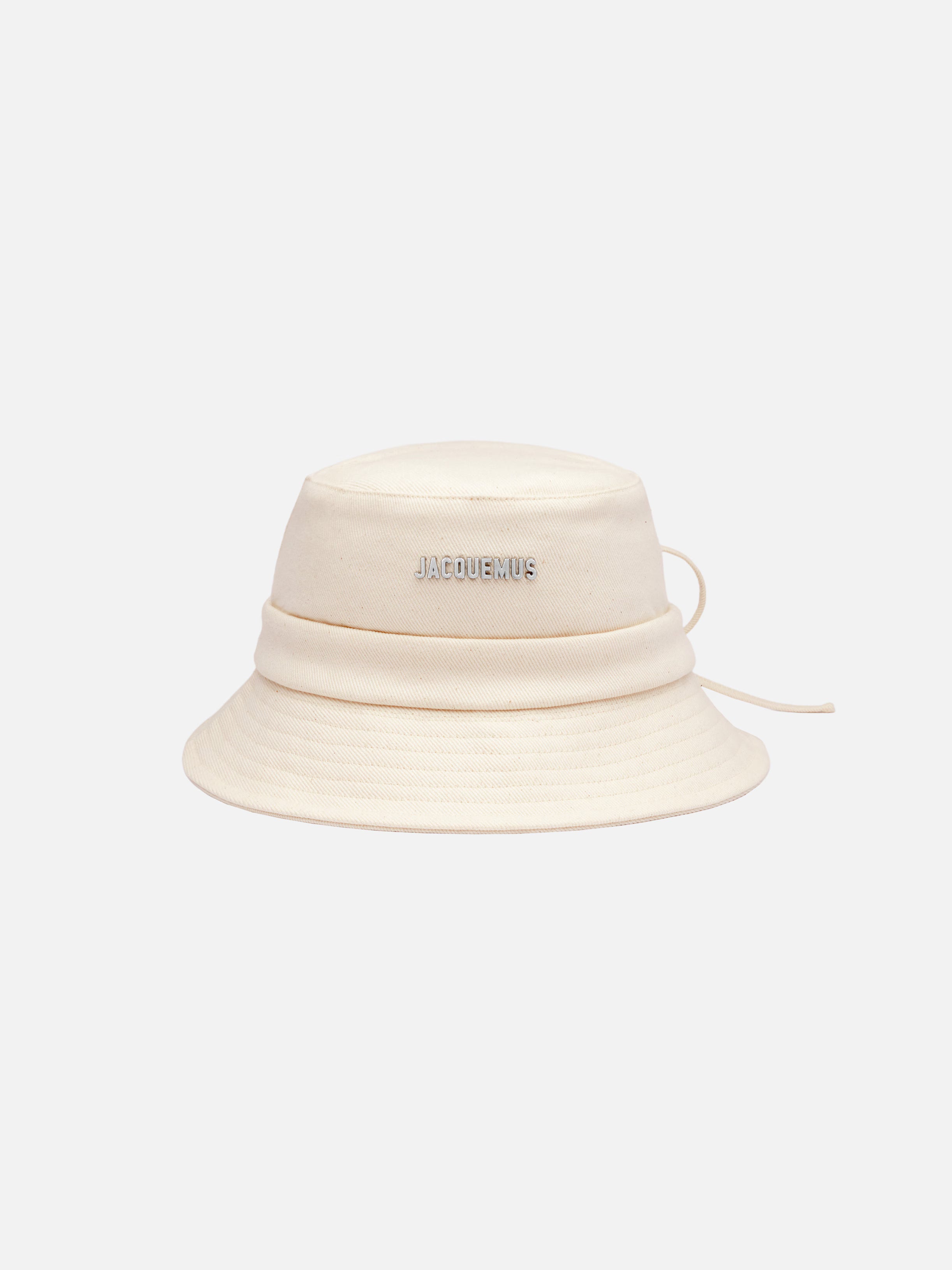 JACQUEMUS Unisex The Gadjo Bucket Hat- : Off-White – Kanadadan Kapına
