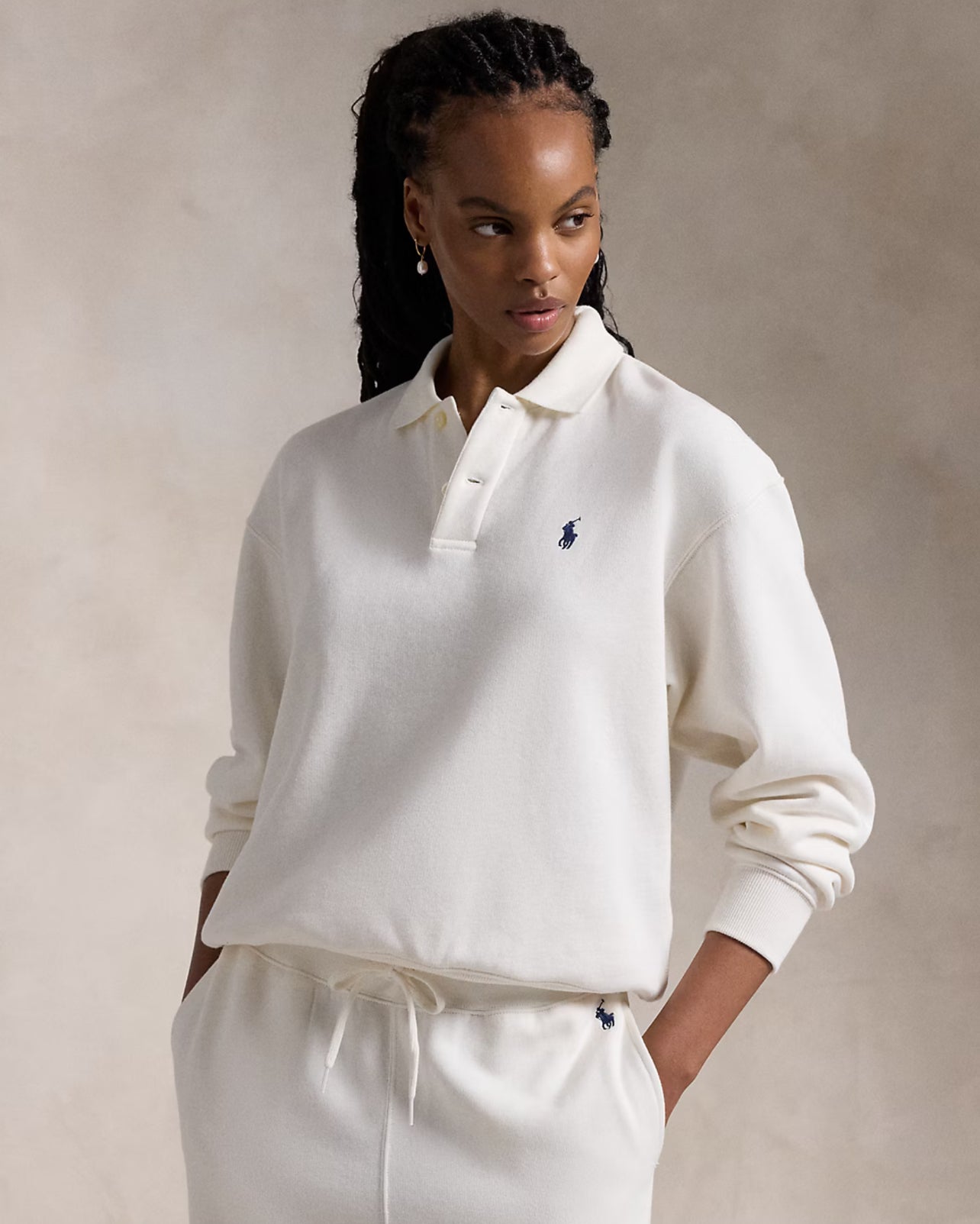 Ralph Lauren Polo Collar Fleece Pullover