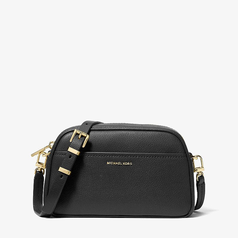 KTカンパニー Michael Kors Jet Set Small Leather Camera Crossbody Bag-BLACK