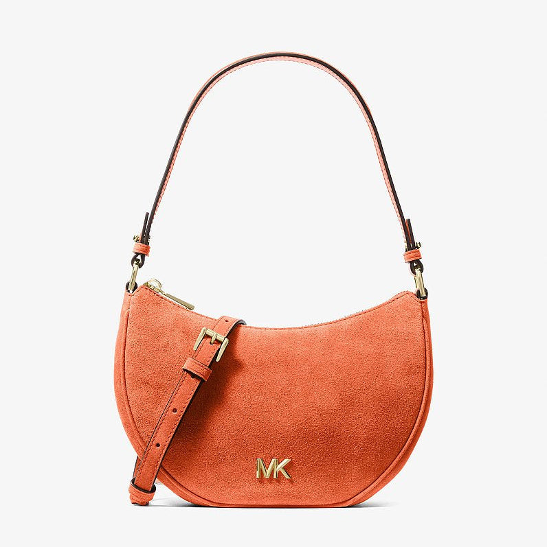 カーナ Michael Kors Kyla Small Suede Convertible Pochette-MIMOSA