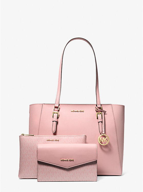 Michael Kors Charlotte Large Saffiano Leather 3-in-1 Tote Bag