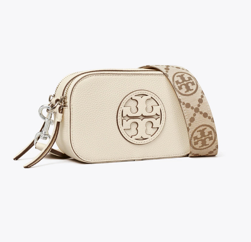 TORY BURCH MINI MILLER CROSSBODY BAG - NEW IVORY – Kanadadan Kapına