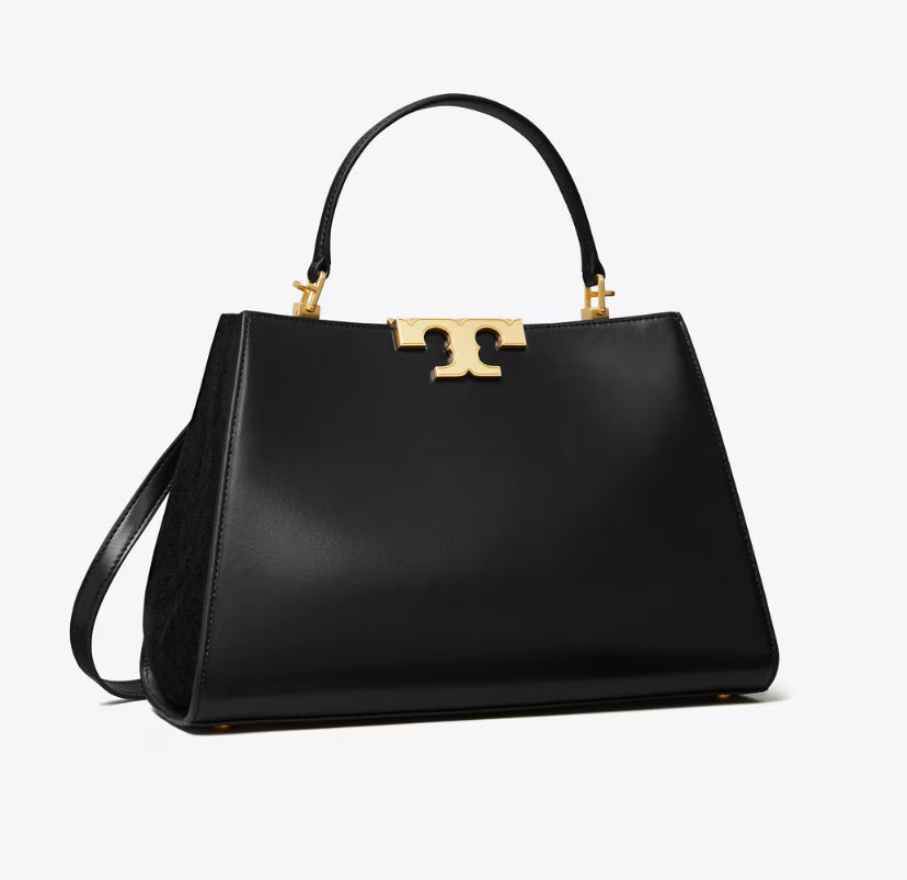 TORY BURCH ELEANOR SATCHEL - BLACK – Kanadadan Kapına