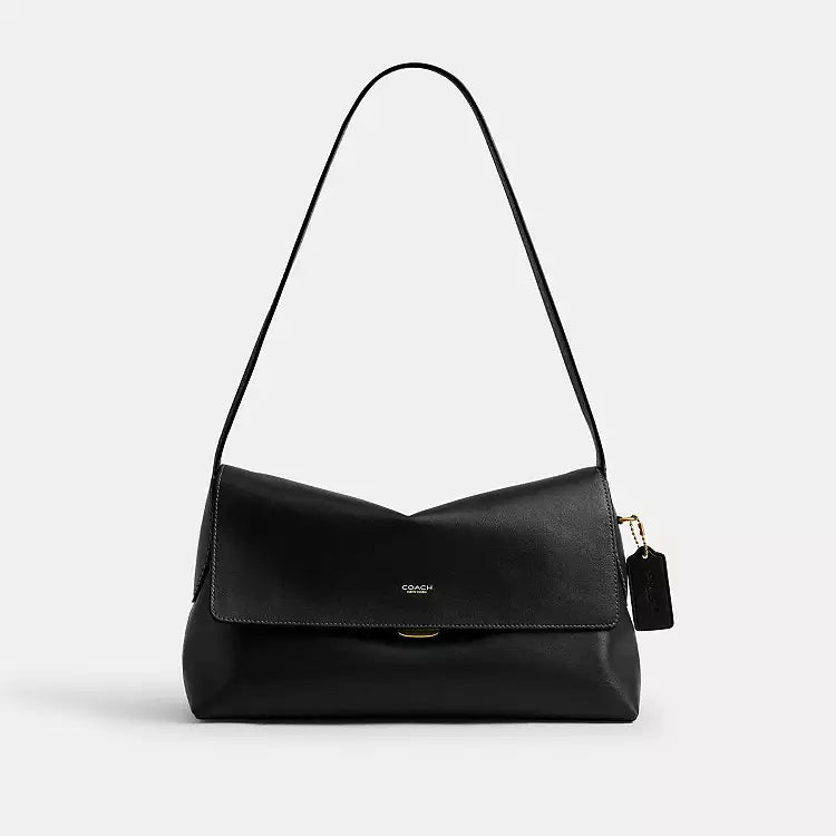 COACH　バッグ Coach Chelsea Shoulder Bag 30 - Brass/Black – Kanadadan Kapına