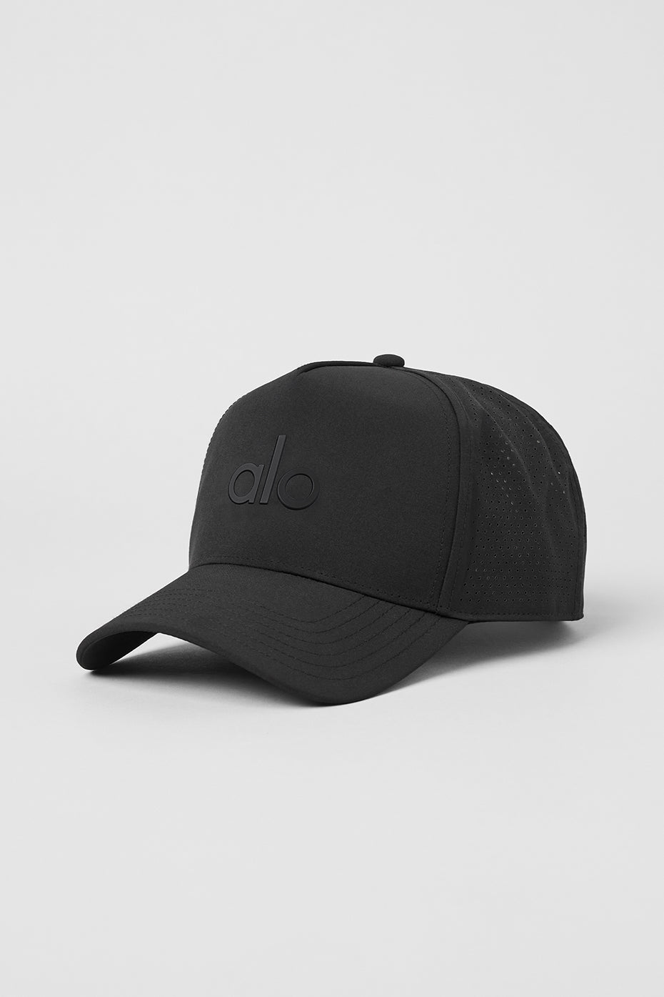 Alo Yoga Performance District Trucker Hat Black - Main Image