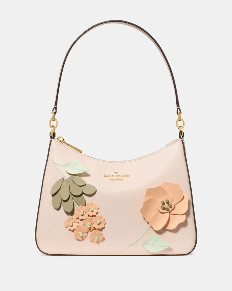 Kate Spade Margot Floral Shoulder Bag-Fresh Peach Multi