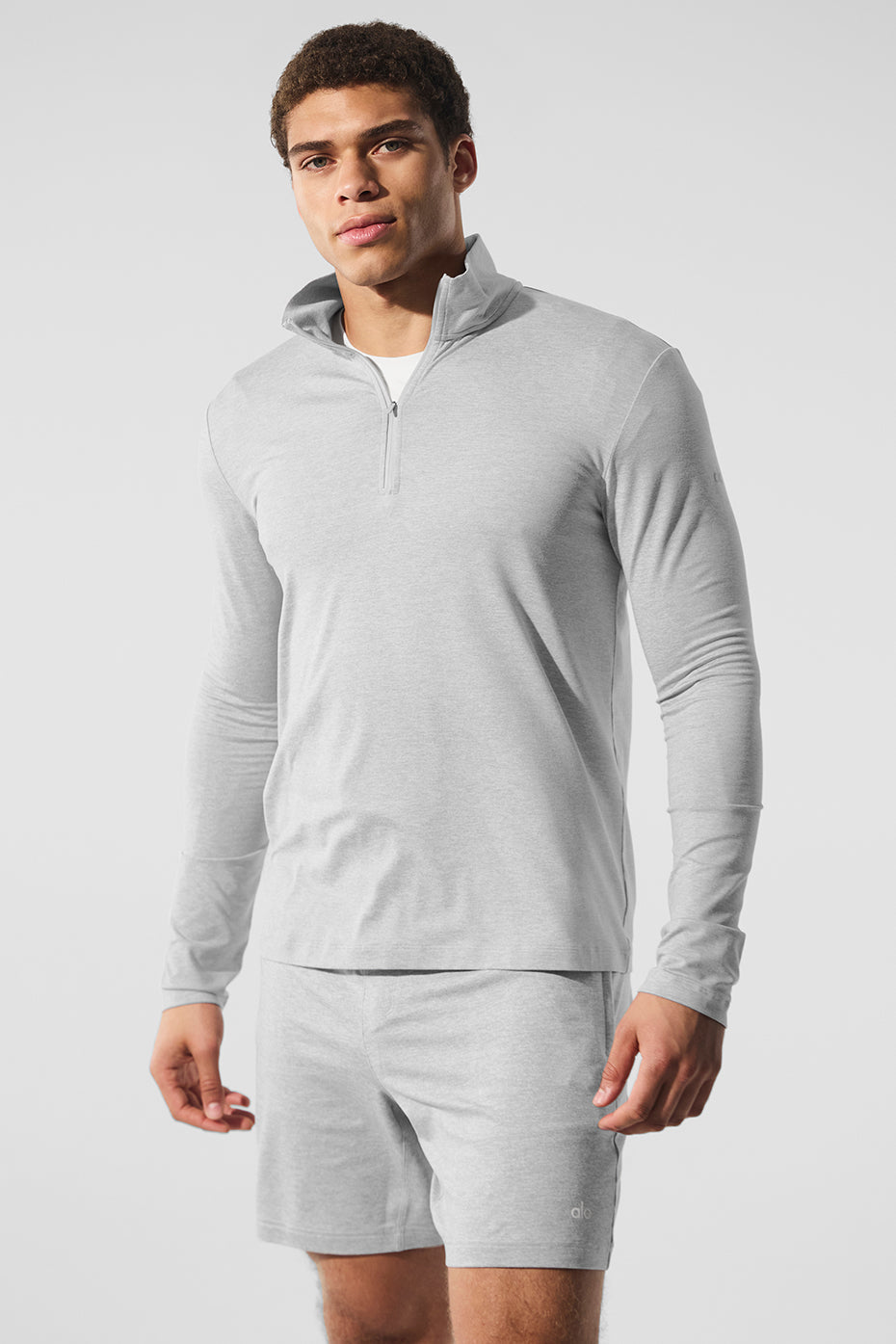 Alo Yoga Men's Conquer 1/4 Zip Reform Long Sleeve - Athletic