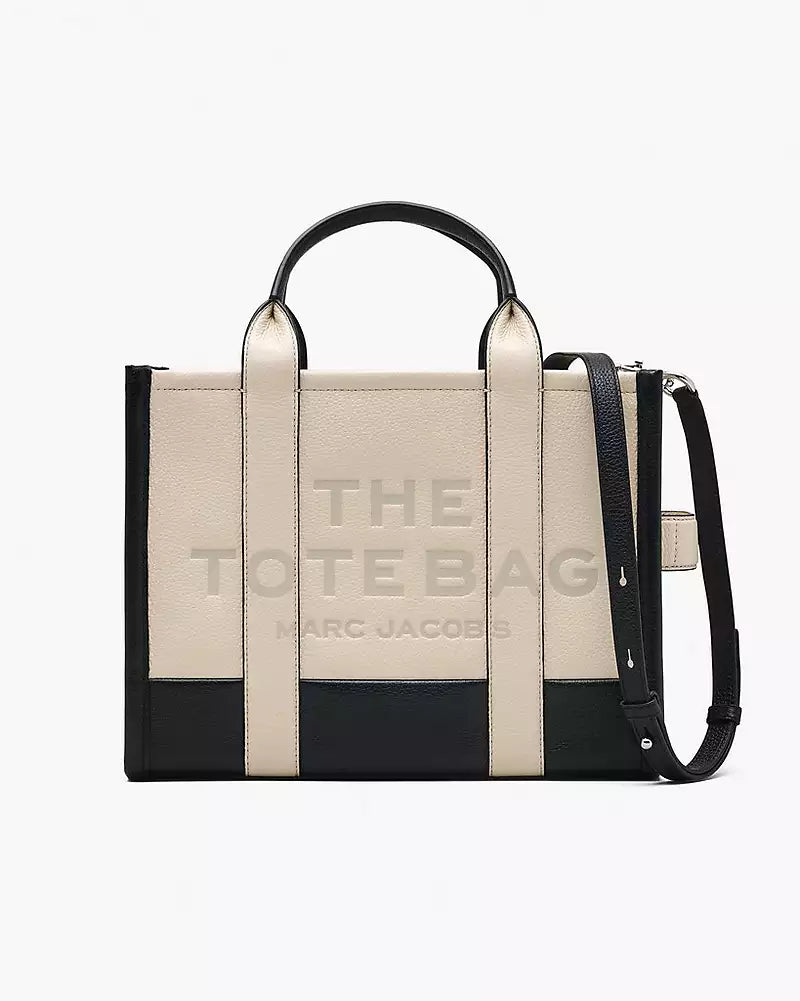 Marc Jacobs The Colorblock Medium Tote Bag - Ivory Multi