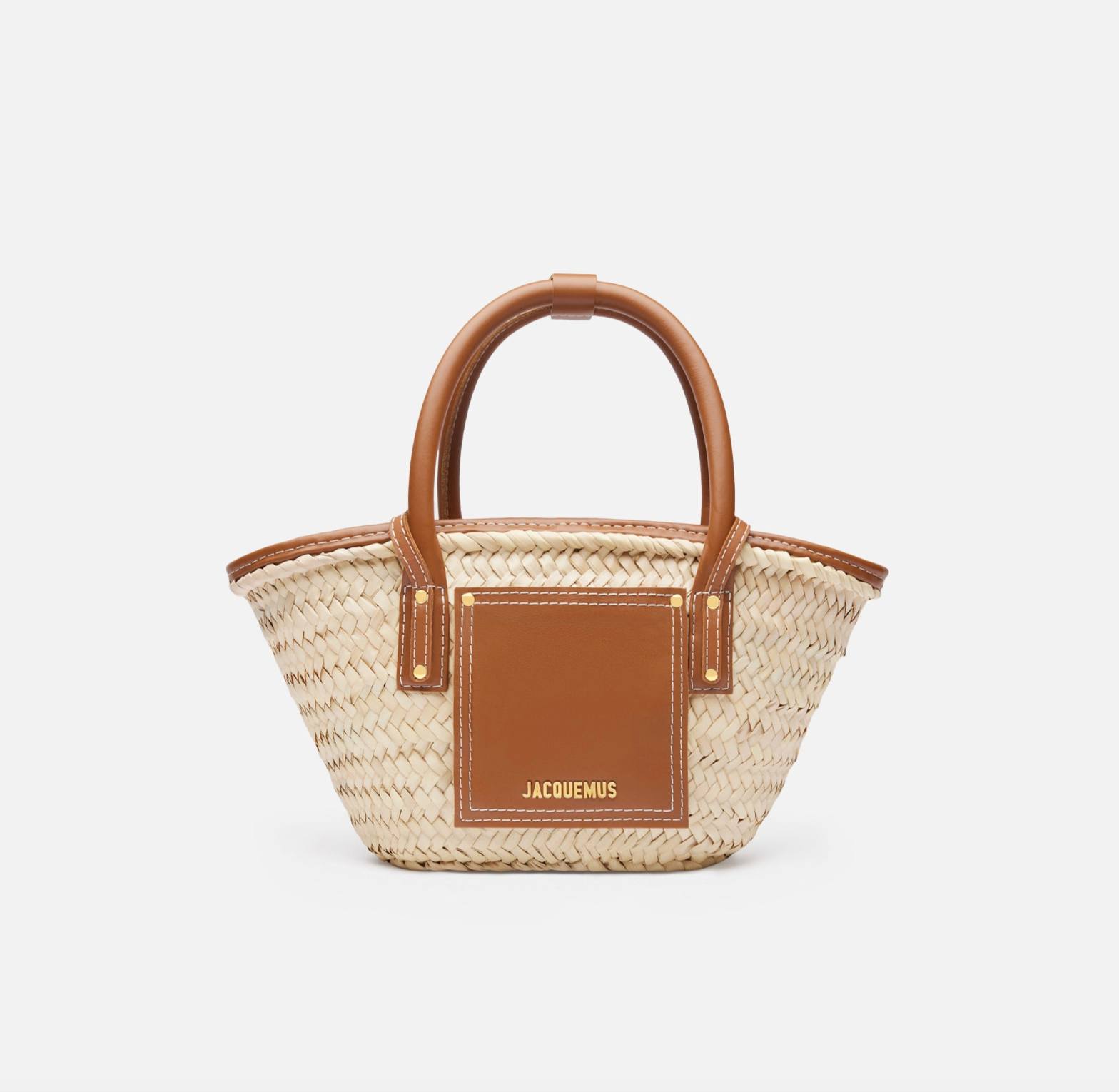 JACQUEMUS The Small Soli Basket - Light Brown – Kanadadan Kapına