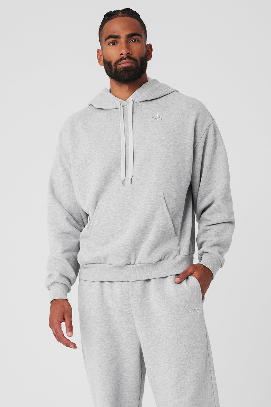 alo Accolade Hoodie ライトグレー フーディ　S Alo Yoga Men's Accolade Hoodie - Athletic Heather Grey – Kanadadan