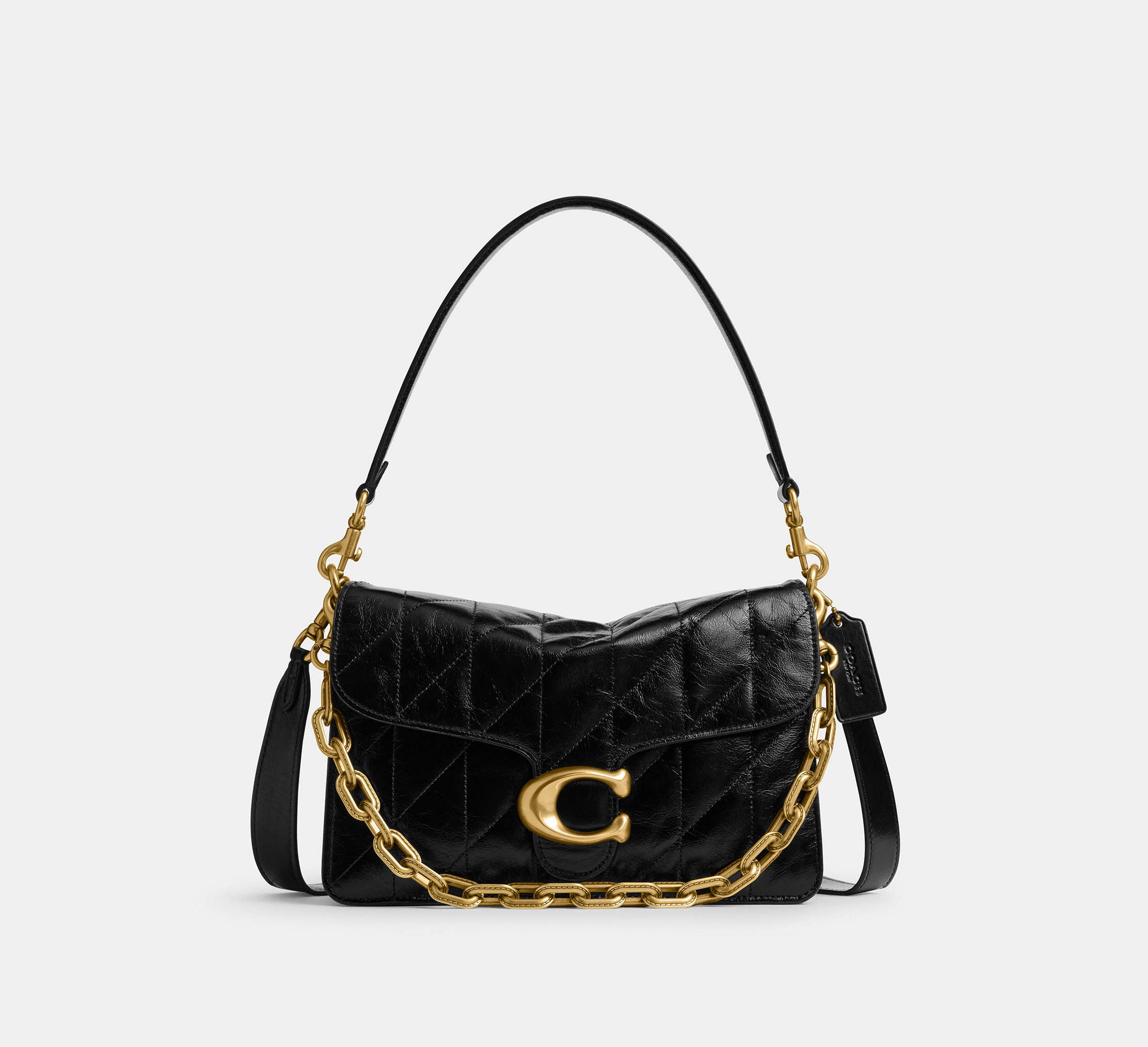 とまちゃん！Coach Coach Emory Top Handle Bag - Gunmetal/Black – Kanadadan Kapına