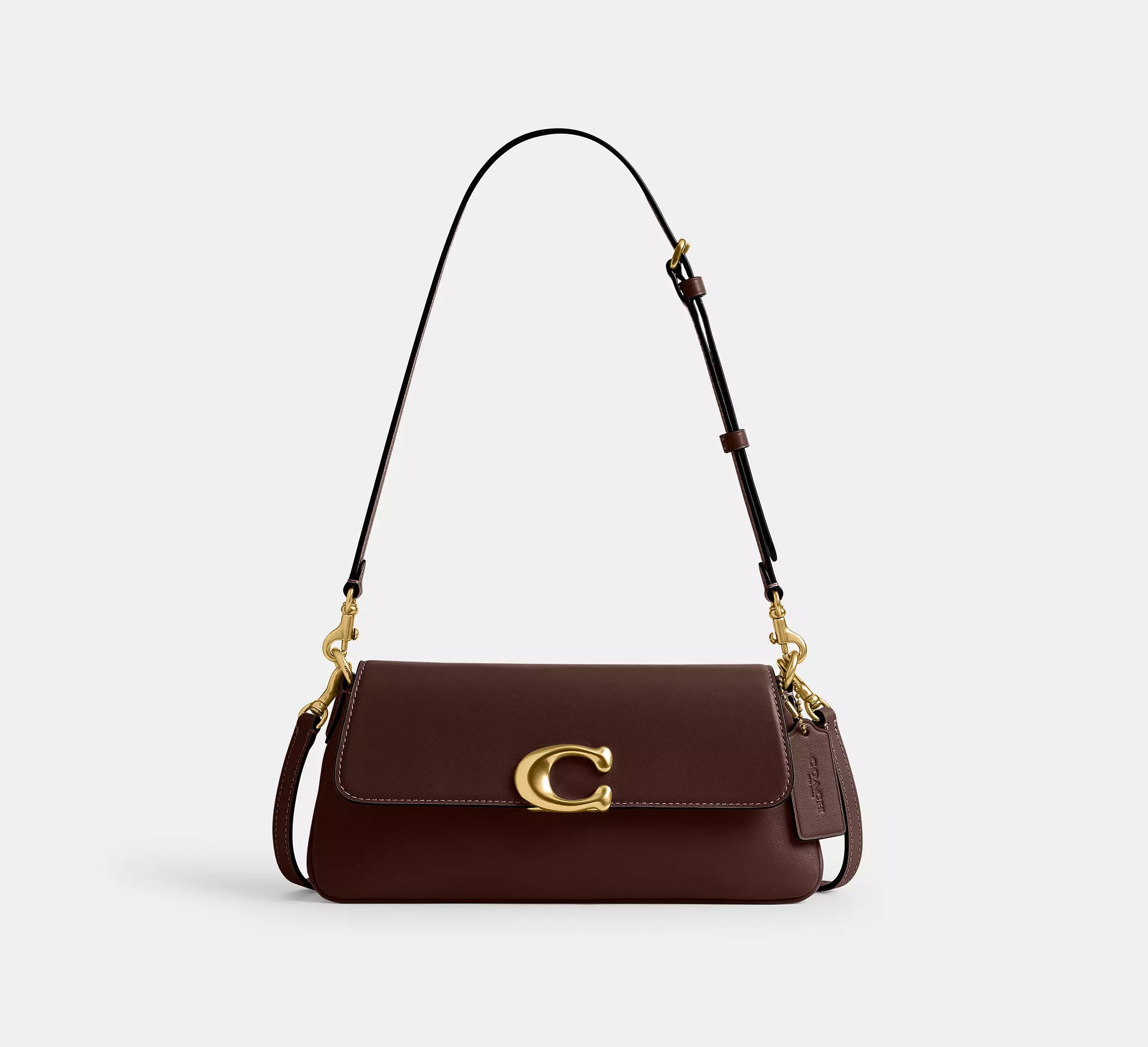 COACHバッグ Coach Ella Shoulder Bag In Signature Chenille - Gold/Light Khaki