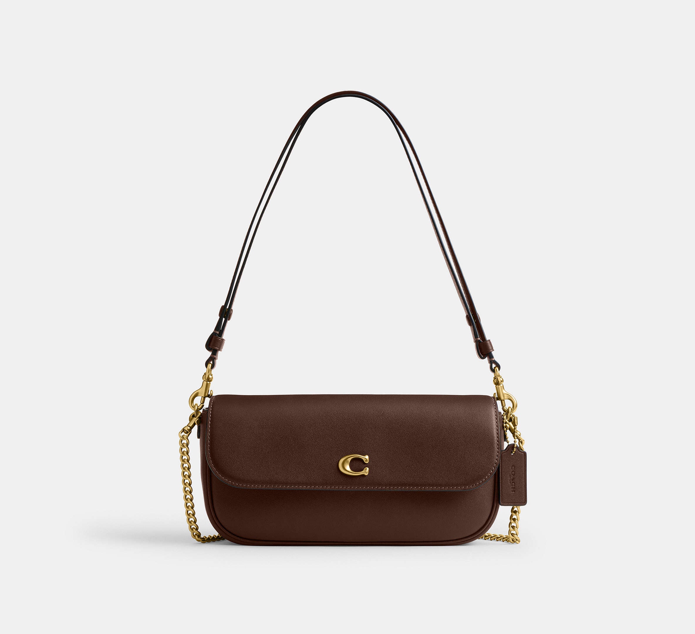 Coach Brook Flap Chain Bag SEZON - Brass/Maple – Kanadadan Kapına