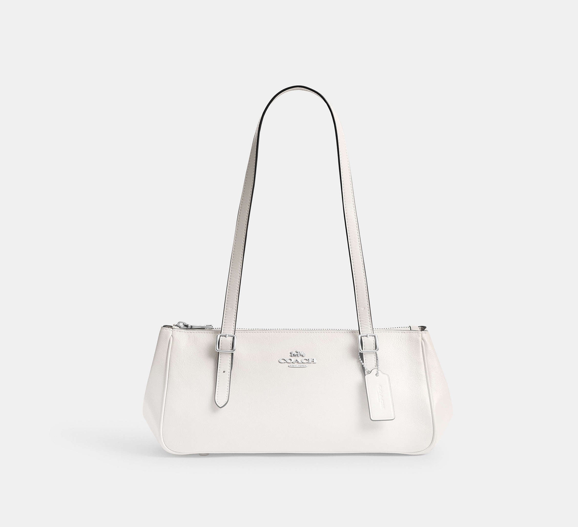Coach Asher Shoulder Bag - Silver/Chalk – Kanadadan Kapına