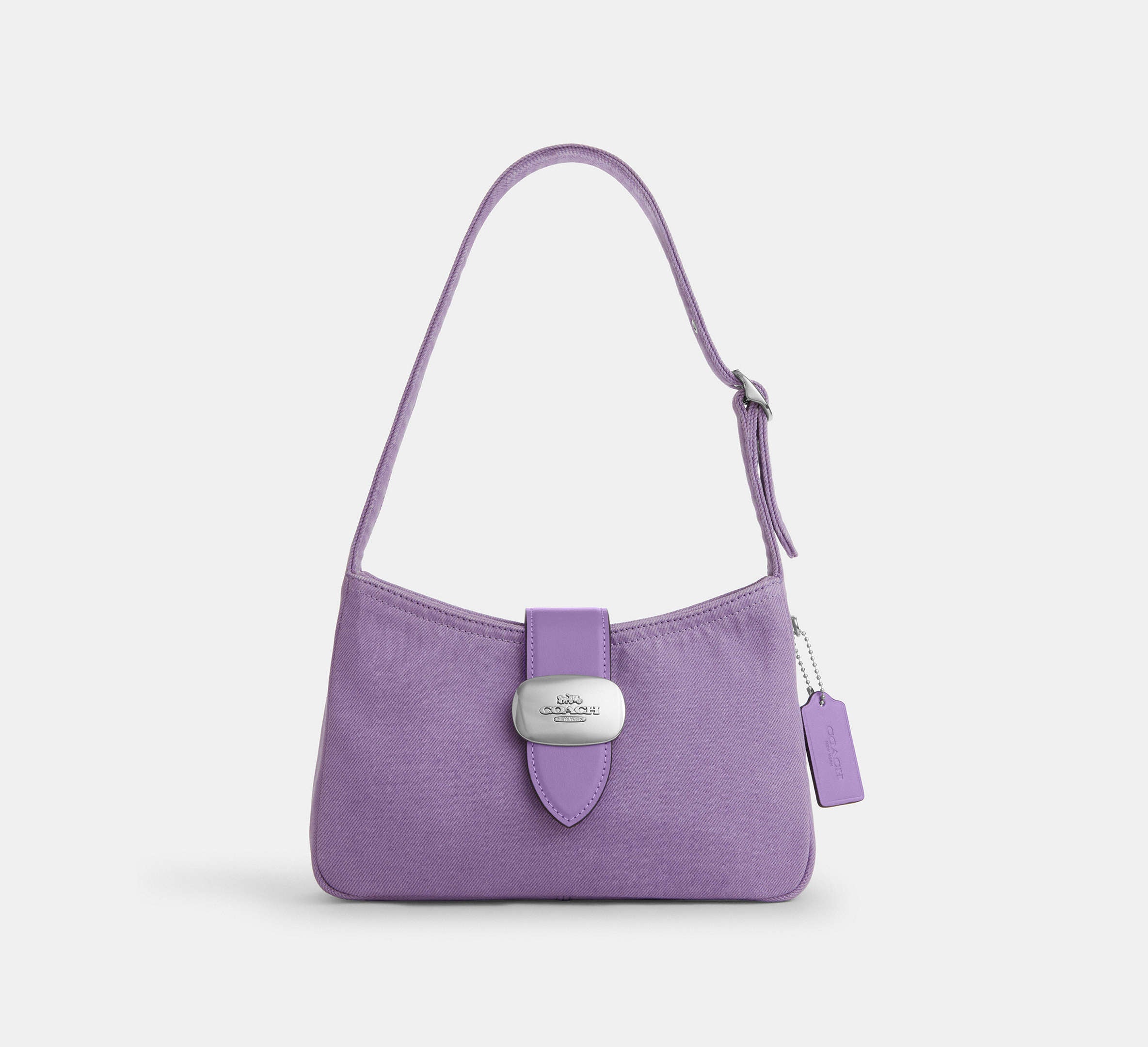 Coach Eliza Shoulder Bag - Silver/Iris – Kanadadan Kapına