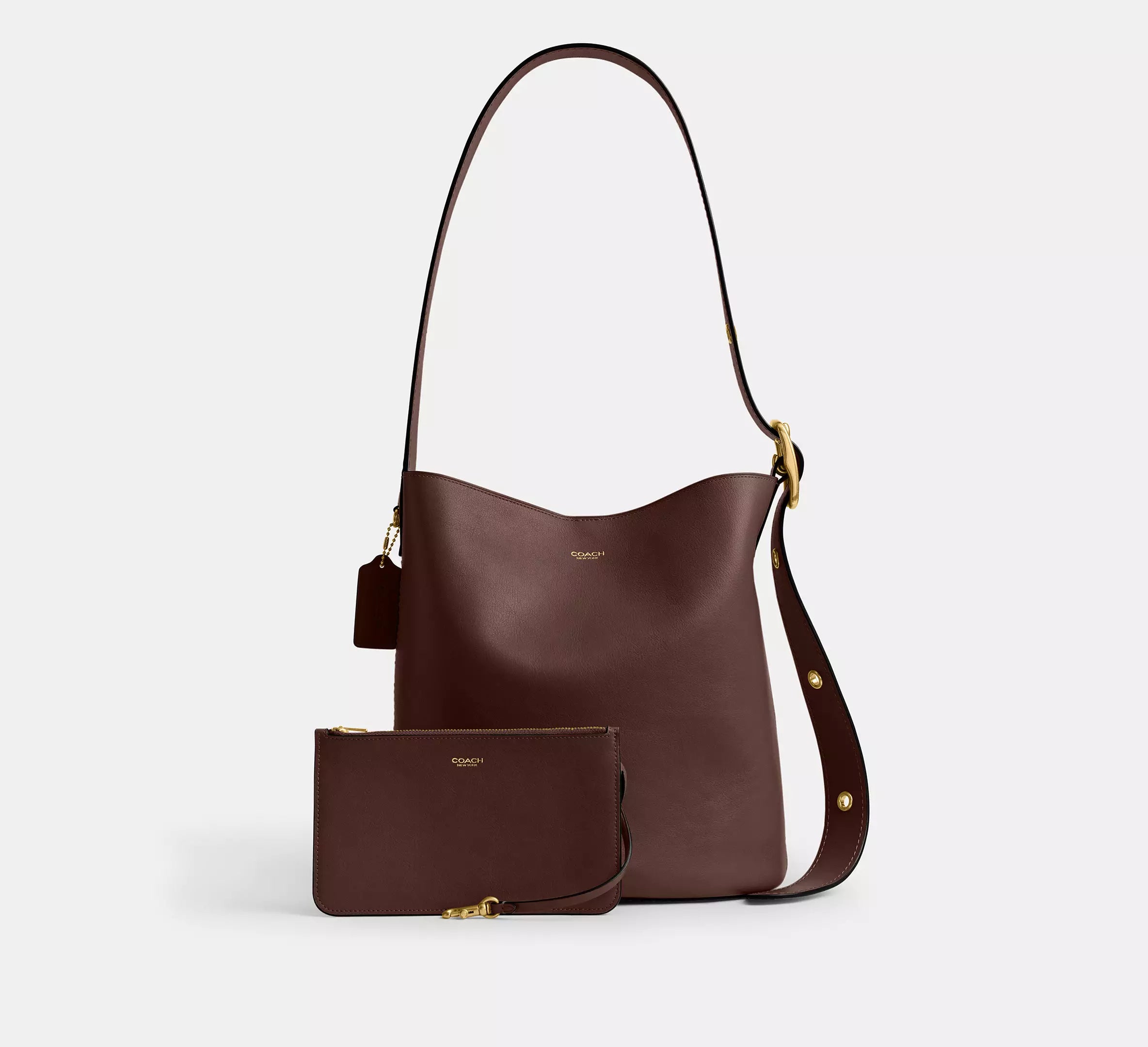 Coach Bleecker Bucket Bag - Brass/Maple – Kanadadan Kapına