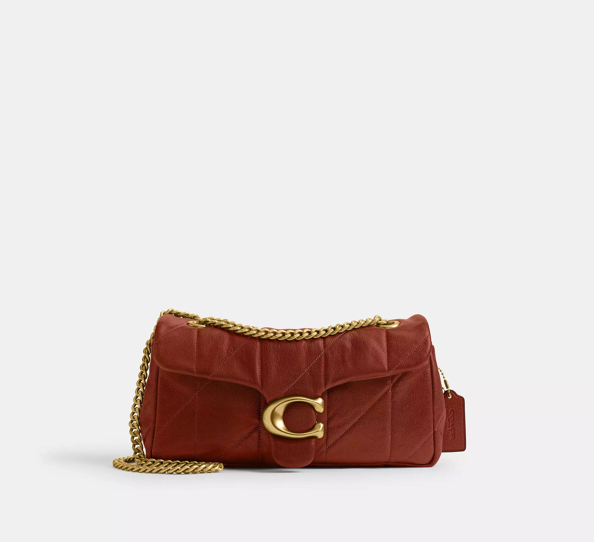 Coach Tabby Shoulder Bag 26 With Quilting - Brass/Pecan