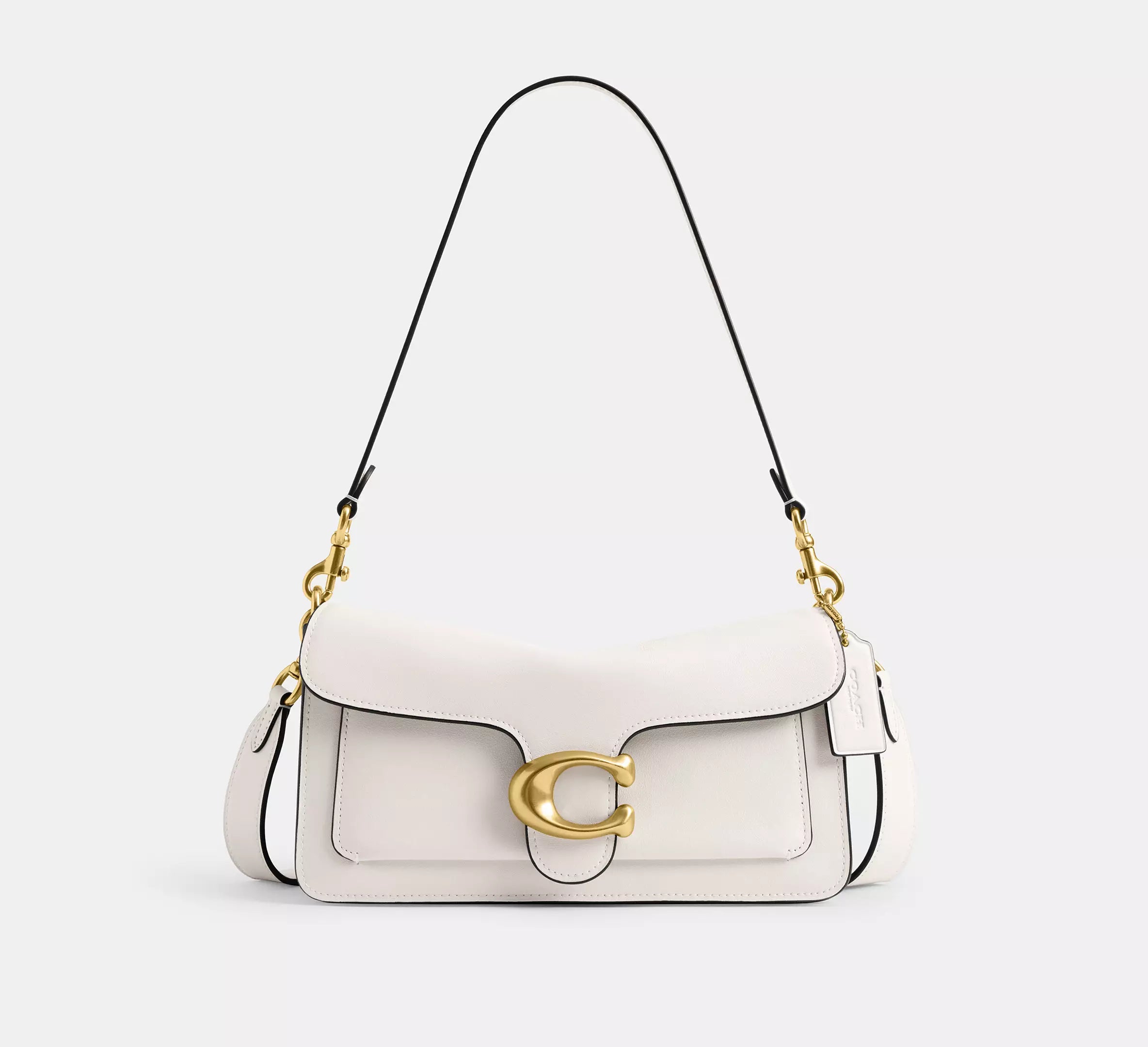 Coach Tabby Shoulder Bag 26 - Brass/Chalk – Kanadadan Kapına