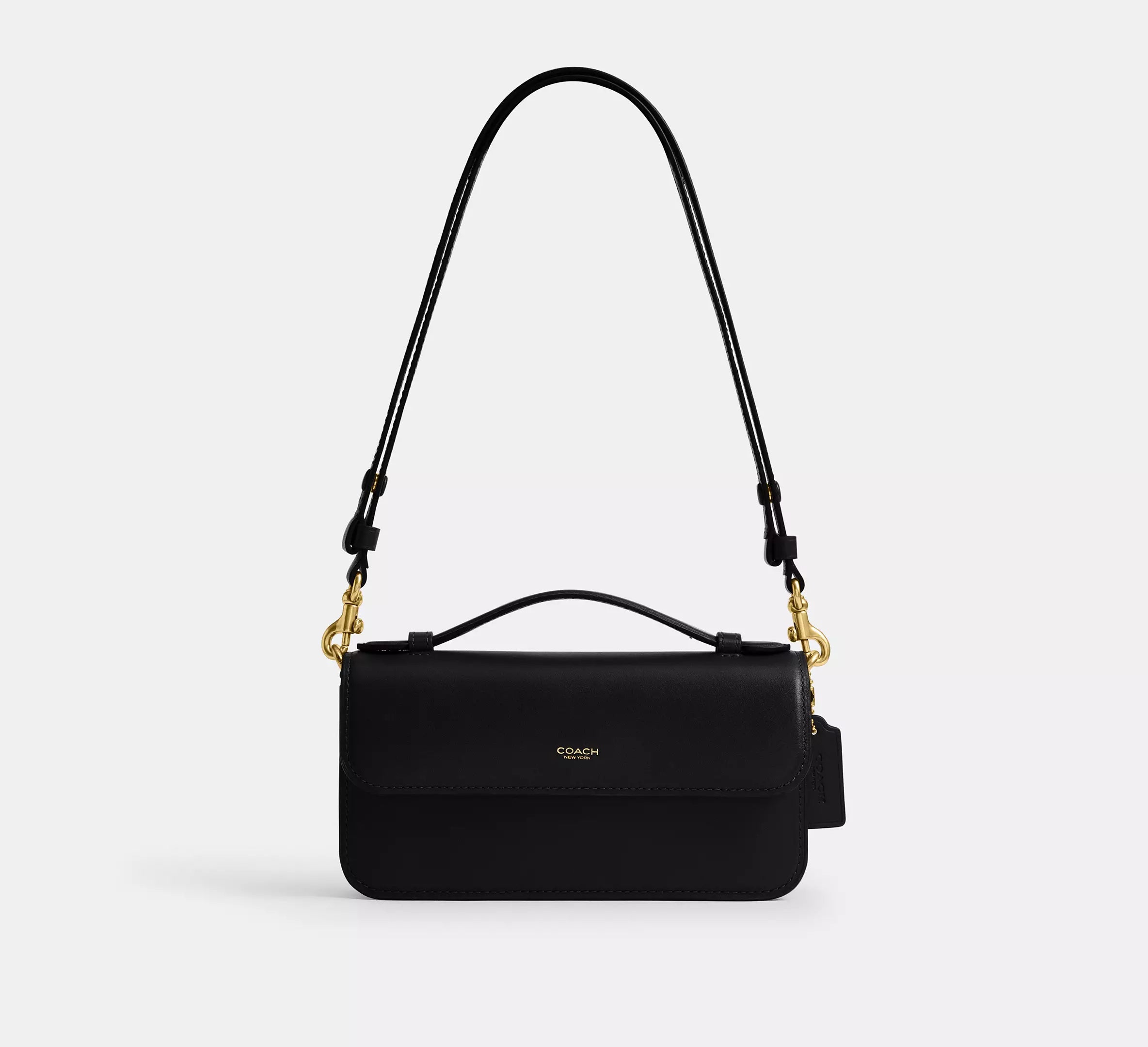 Coach Elora Top Handle Crossbody Bag SEZON - Brass/Black