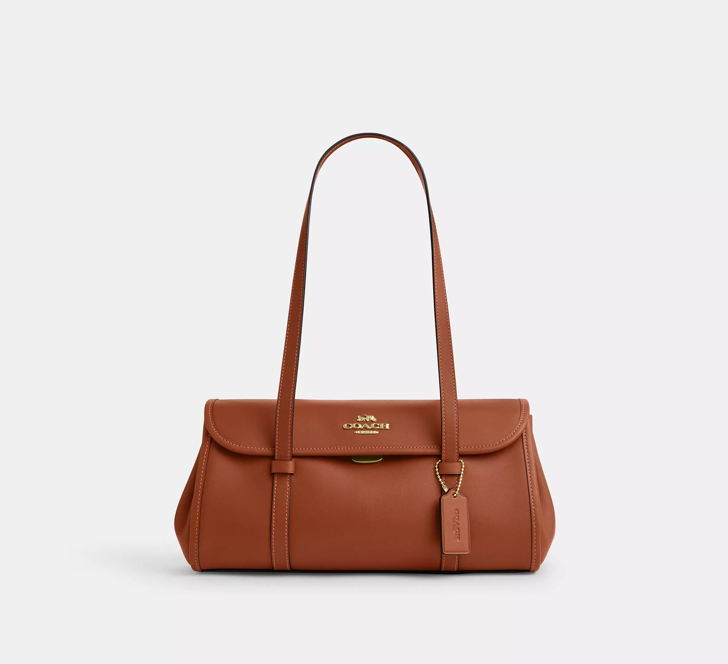 Coach Bridget Flap Shoulder Bag - Gold/Tan – Kanadadan Kapına