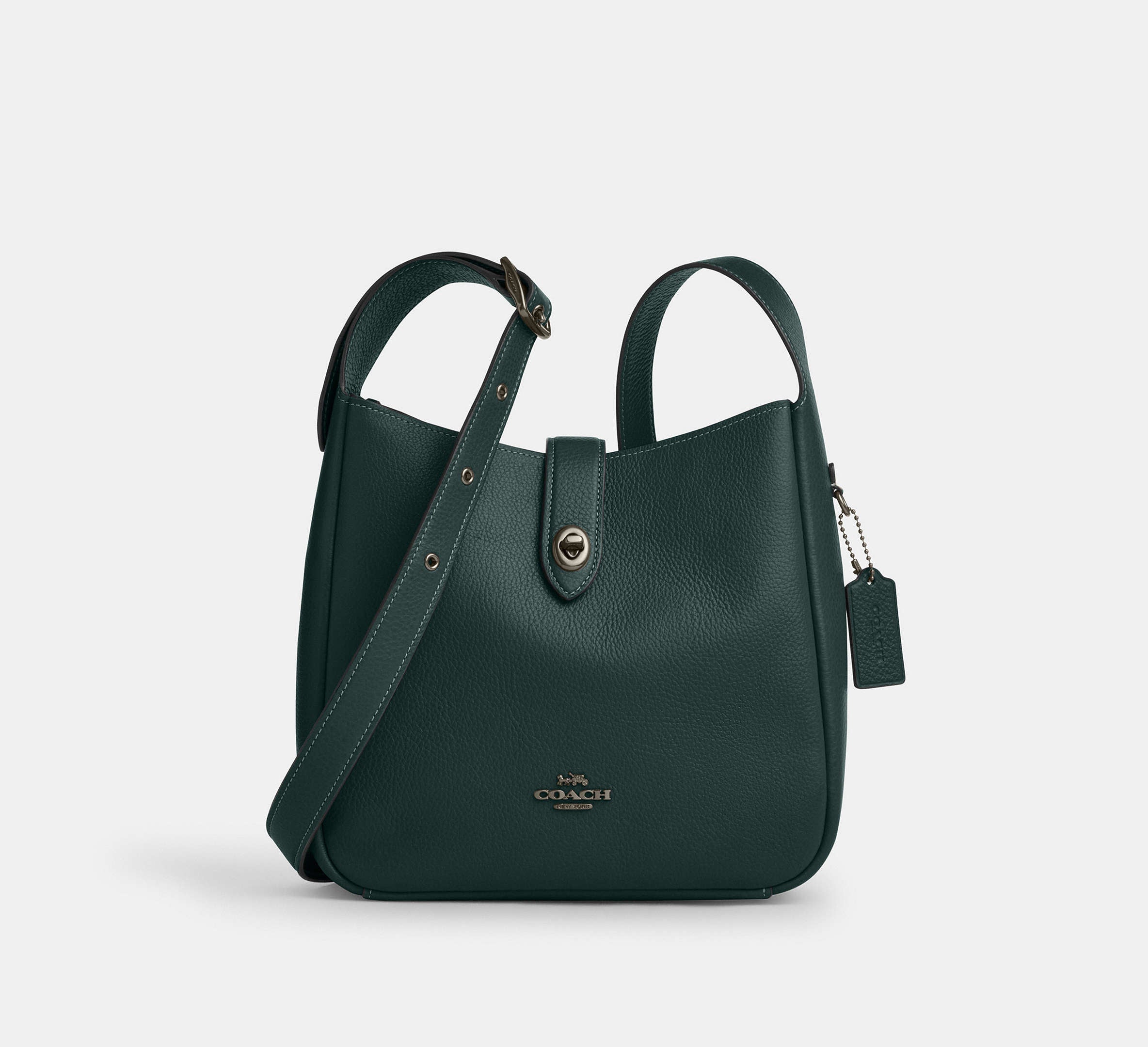 Coach Hadley Convertible Crossbody Bag - Gunmetal/Dark Teal