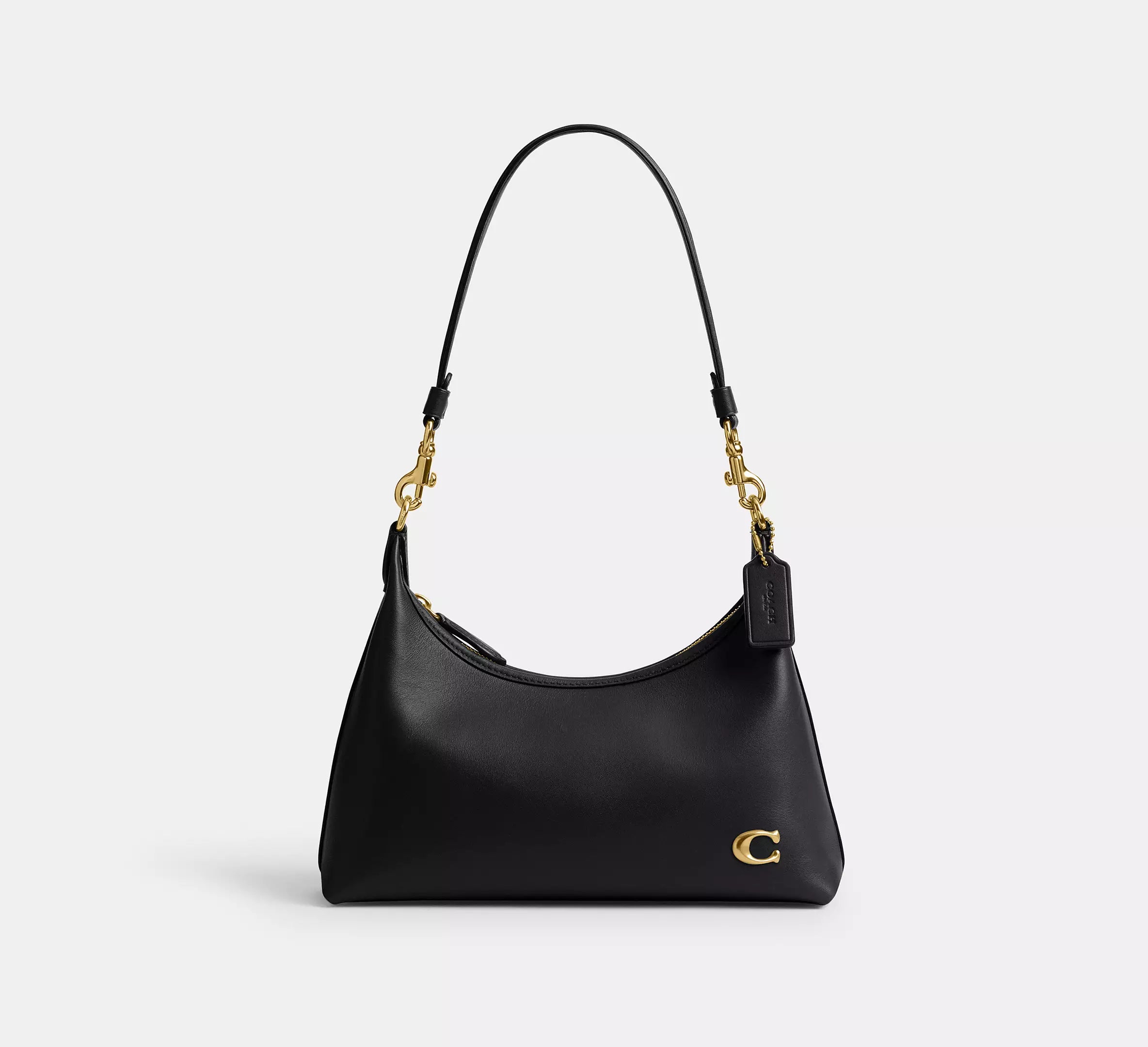 coach ミニブルック　2way ショルダーバッグ　トート　馬車金具　ブラック Coach Juliet Shoulder Bag 25 - Brass/Black – Kanadadan Kapına