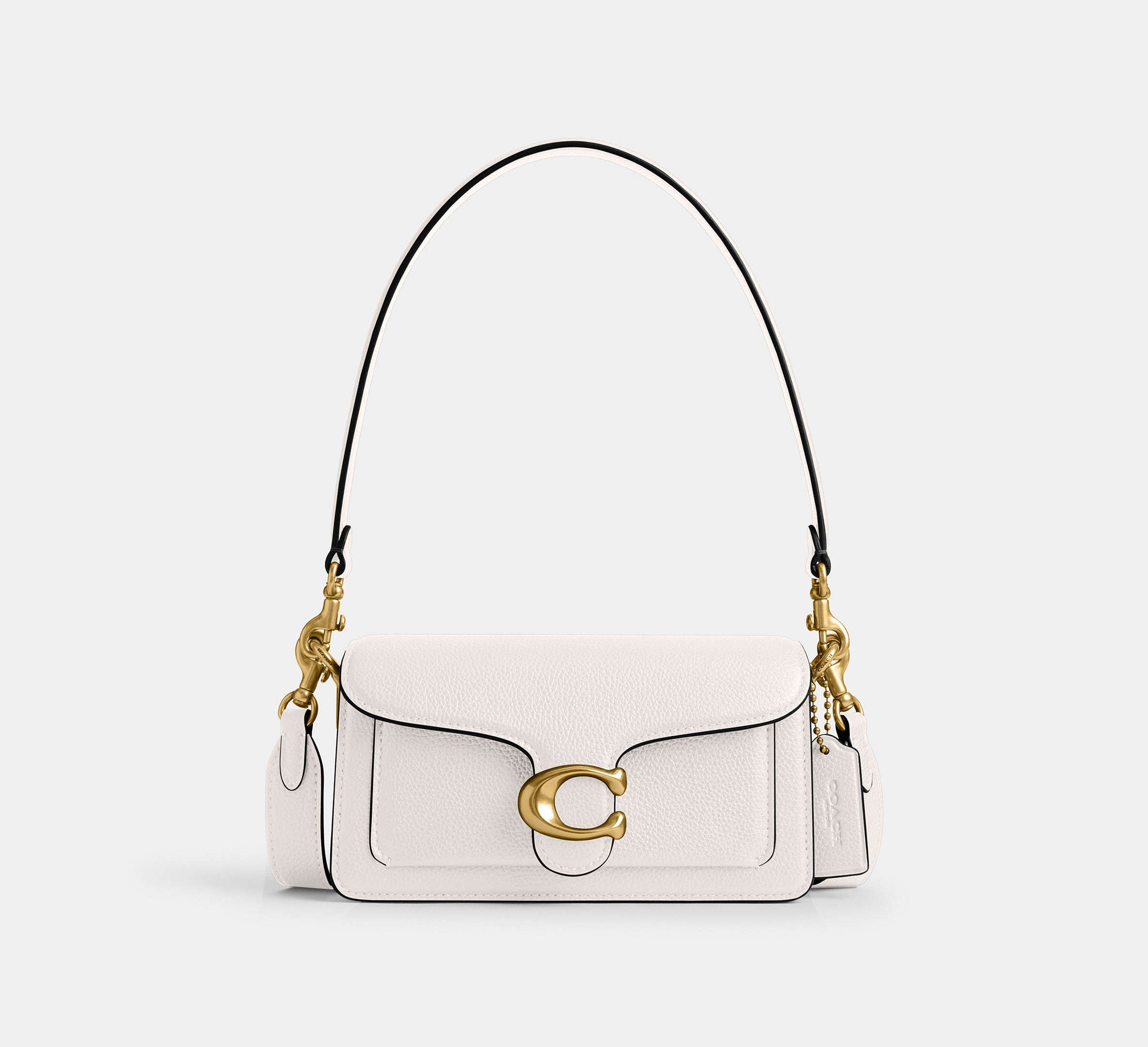 Coach Tabby Shoulder Bag 20 - Brass/Chalk – Kanadadan Kapına