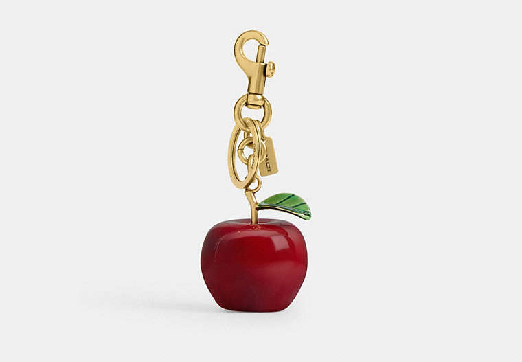 Coach Small Apple Bag Charm - Brass/Multi – Kanadadan Kapına