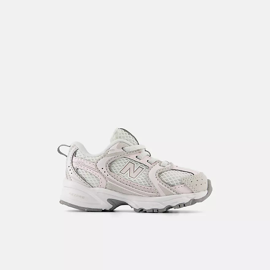 Y1128 GNRF7-300 Satin BBSTB アウトレット New Balance Toddlers & Babies 530 Bungee - GREY MATTER with PINK