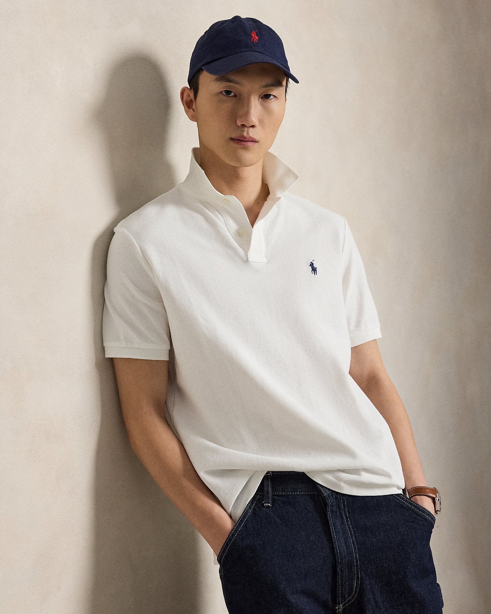 Ralph Lauren Men's The Iconic Mesh Polo Shirt - All Fits - White