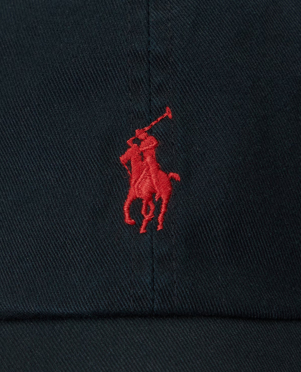 Ralph Lauren The Iconic Cotton Chino Ball Cap  -  Polo Black