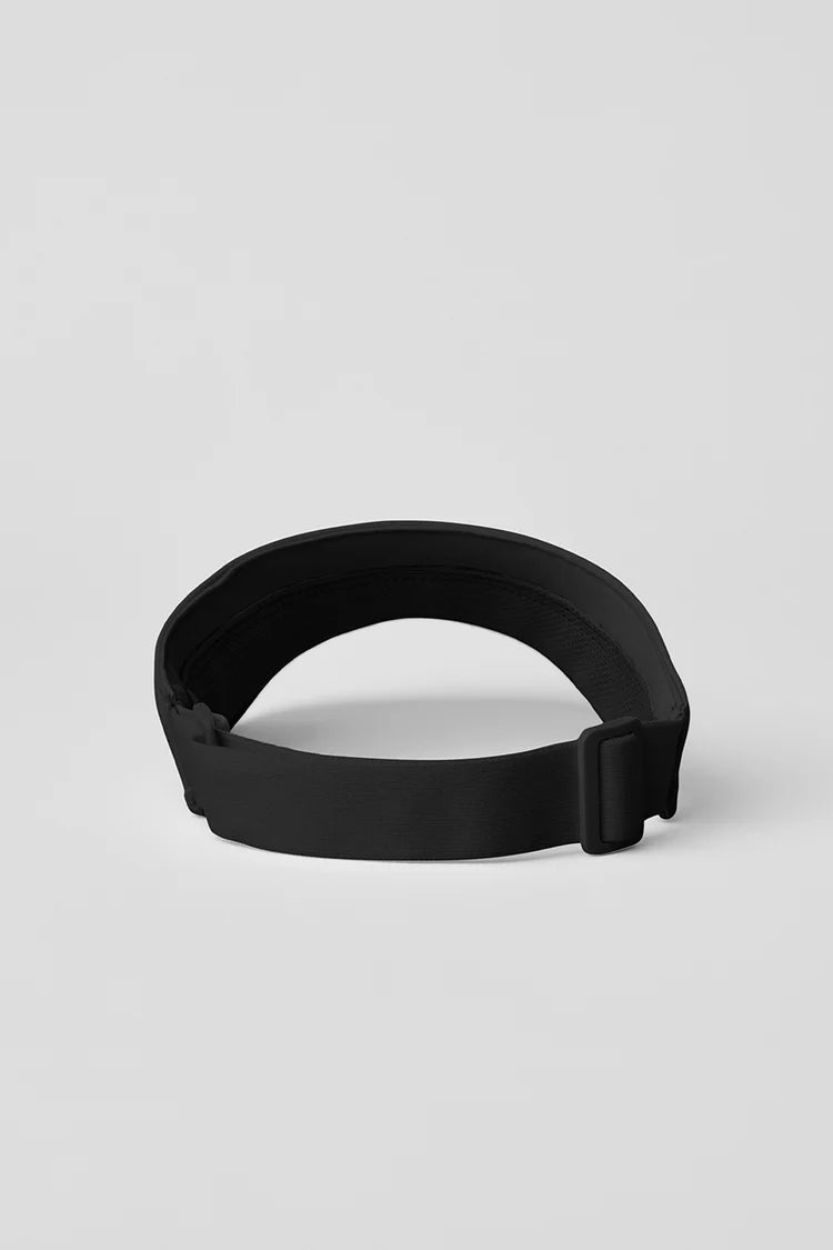 Alo Yoga Performance Eclipse Visor - Black/ Black