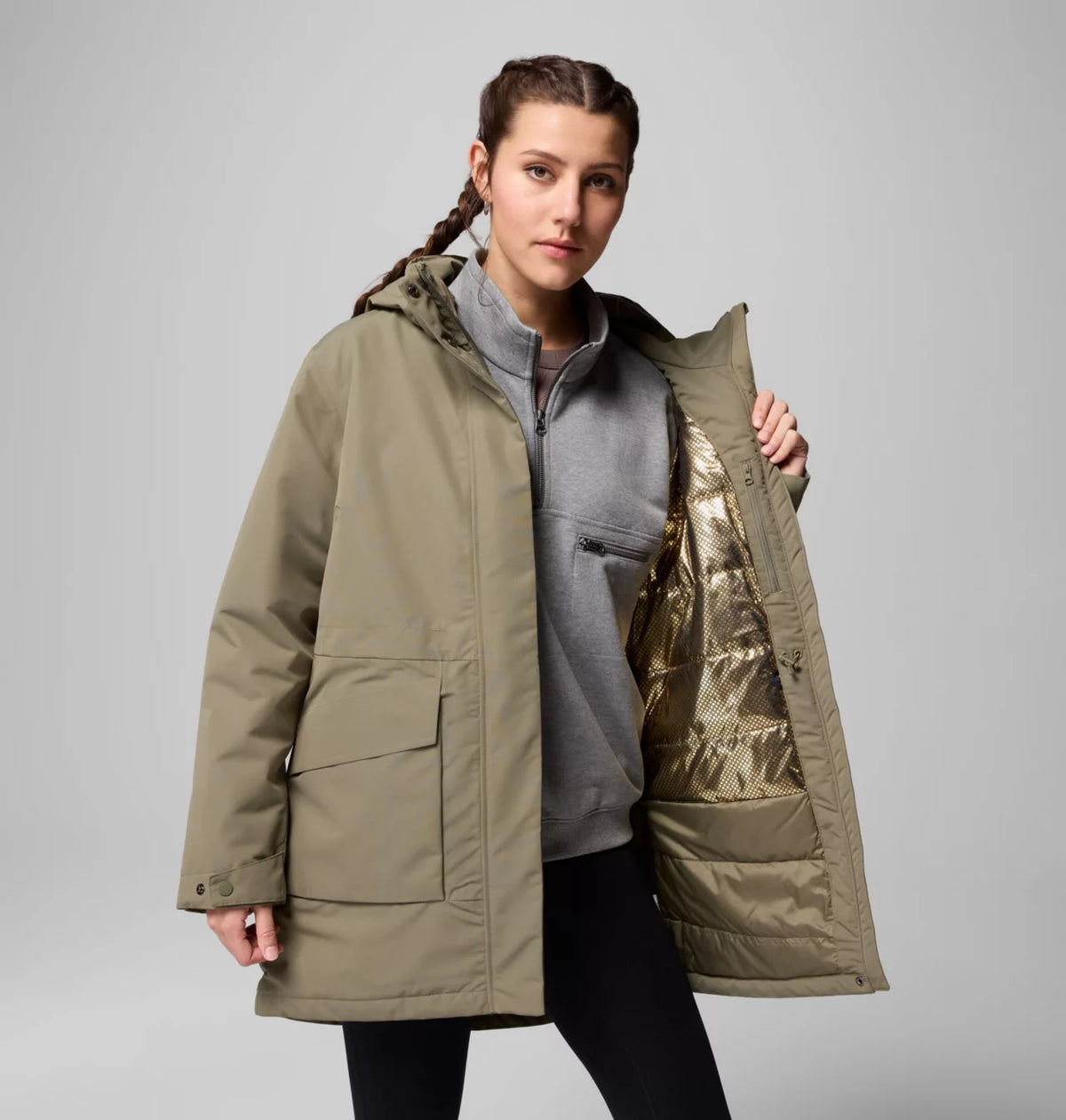 Columbia Women's Pulaski™ Parka - Stone Green