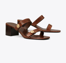 TORY BURCH ROMY CITY SANDAL  -  milk chocolate