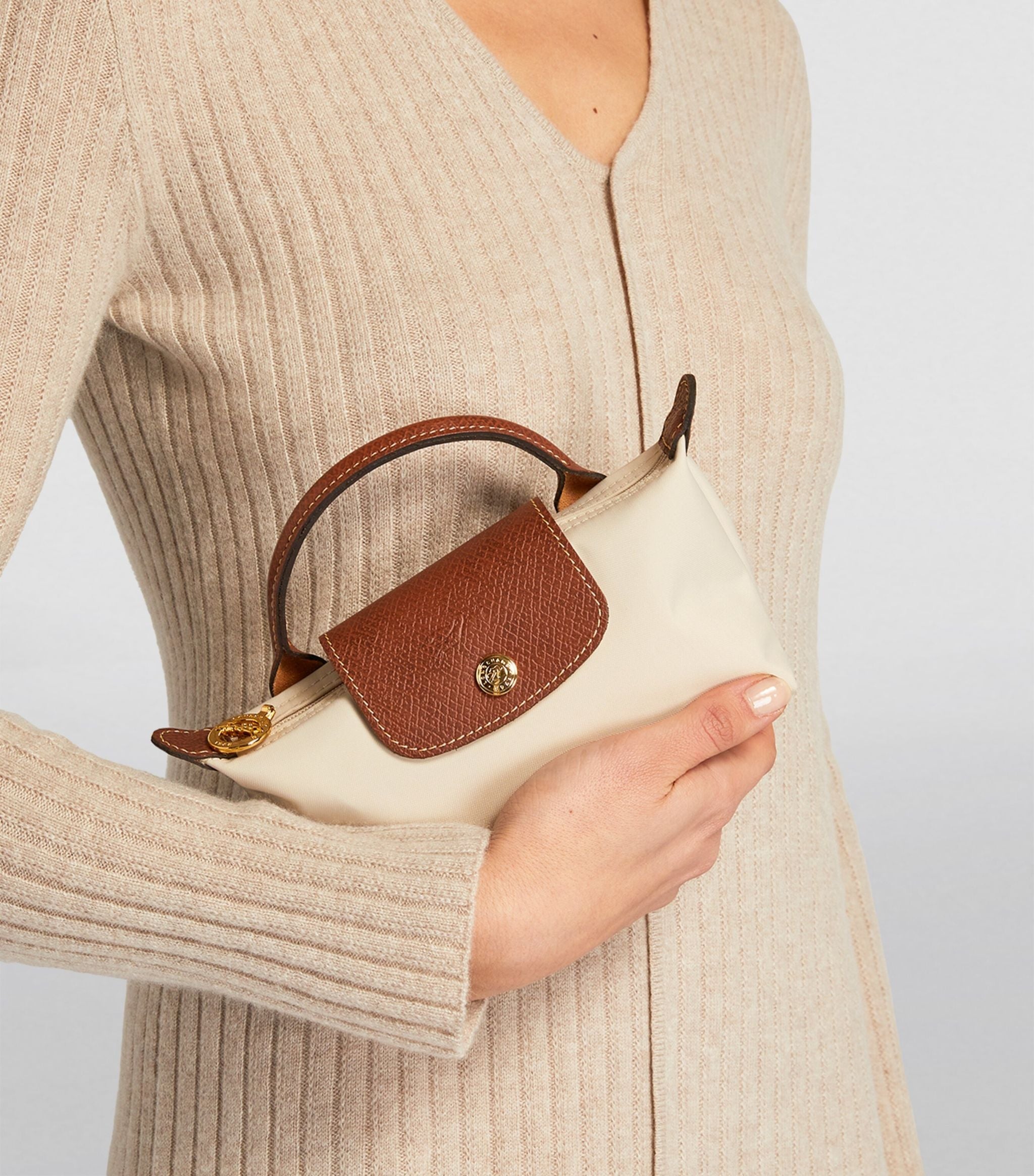 Longchamp Le Pliage Original Pouch With Handle - Paper