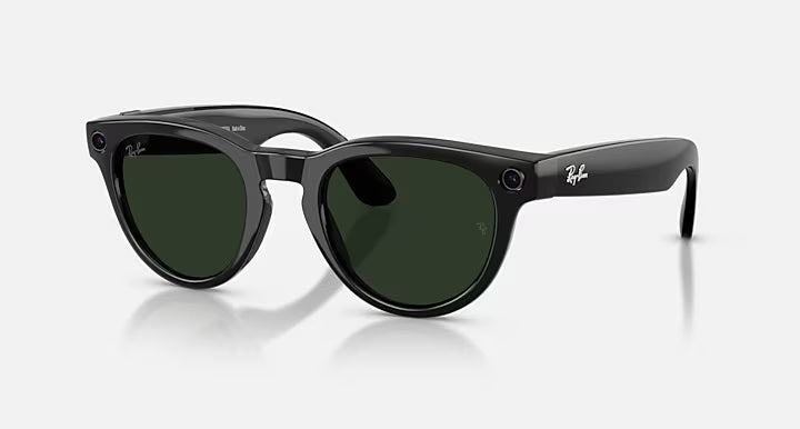 RAY-BAN META HEADLINER - GEN 2  -  Shiny Black  -  Graphite Green Transitions