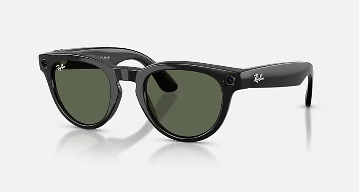 RAY-BAN META HEADLINER - GEN 2  -  Shiny Black  -  G-15 Green