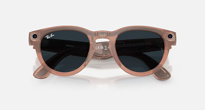 RAY-BAN META HEADLINER - GEN 2  -  Matte Peach  -  Clear/Grey Transitions