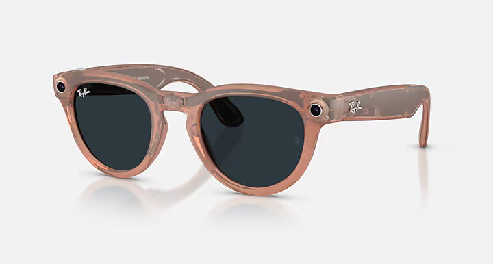 RAY-BAN META HEADLINER - GEN 2  -  Matte Peach  -  Clear/Grey Transitions
