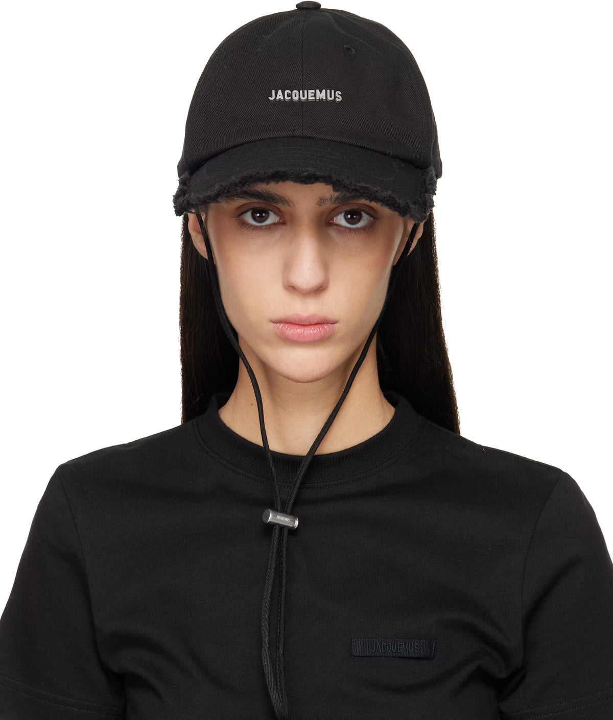 JACQUEMUS Unisex The Artichaut Cap- Black