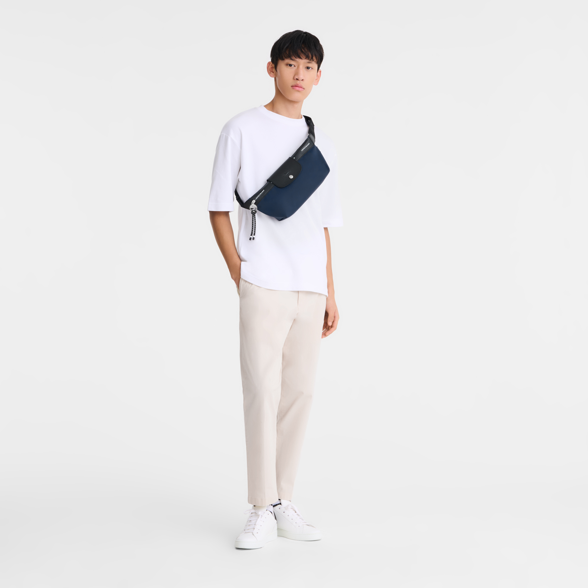 Longchamp Le Pliage Energy M Belt Bag-Navy