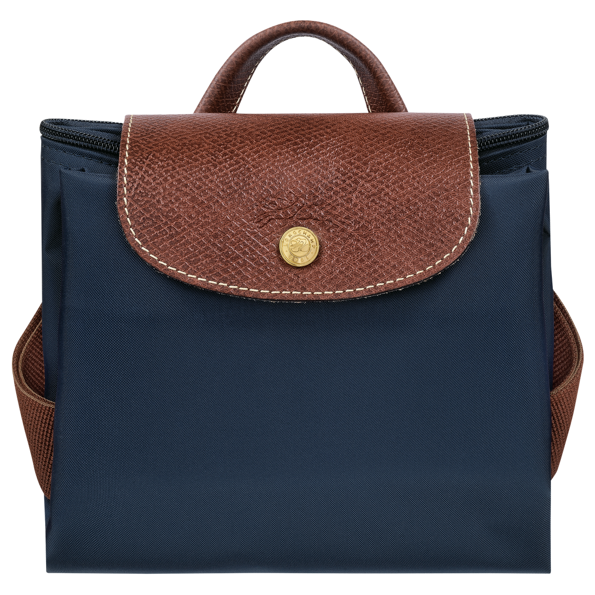 Longchamp Le Pliage Original M Backpack-Navy
