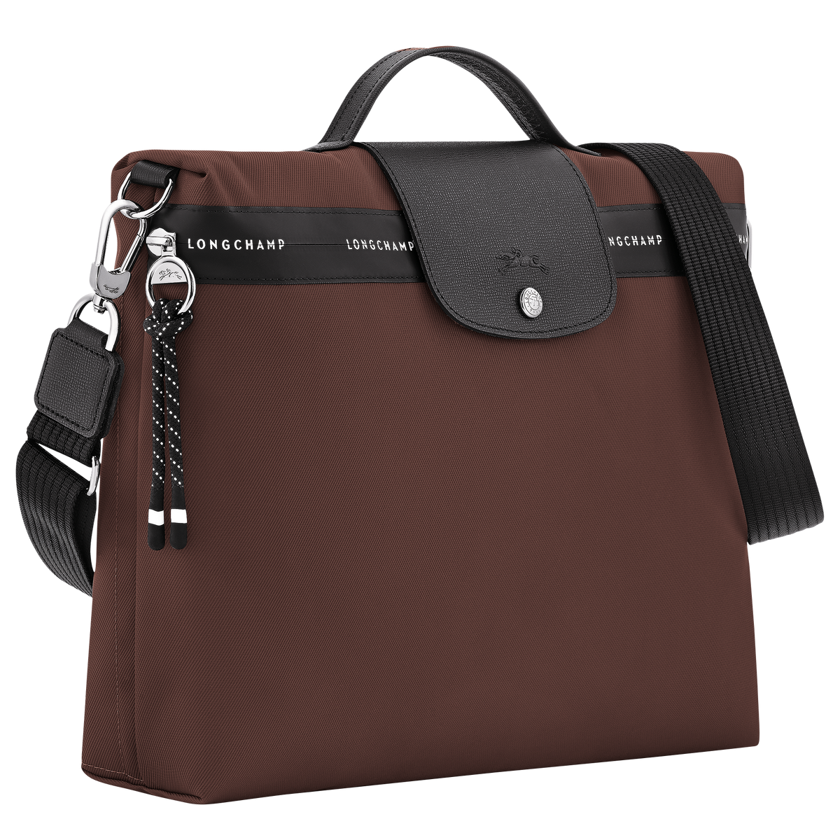 Longchamp Le Pliage Energy Briefcase-Cocoa