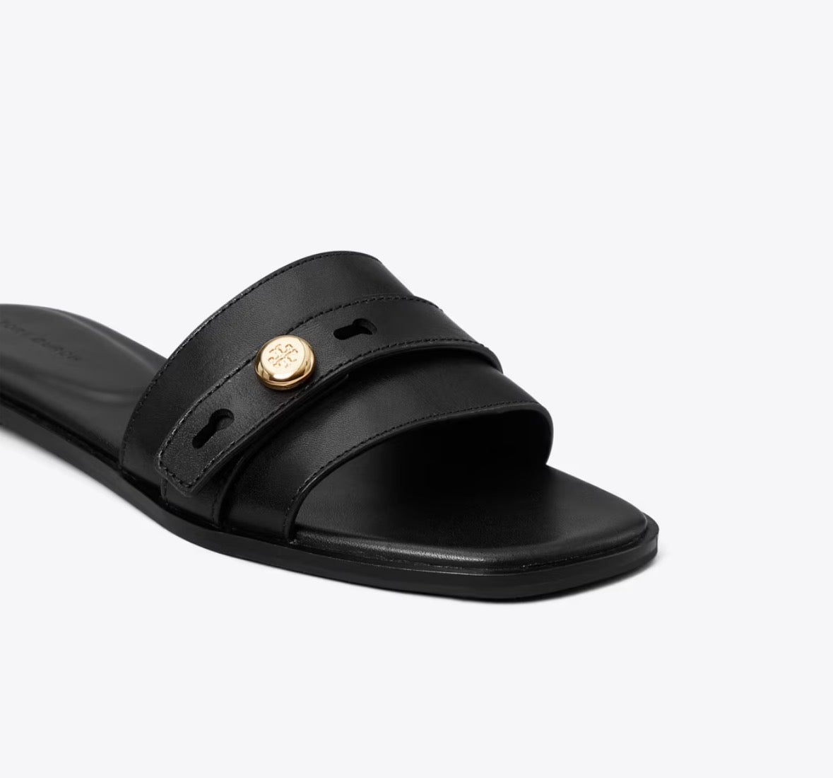TORY BURCH ROMY SLIDE  - perfect black