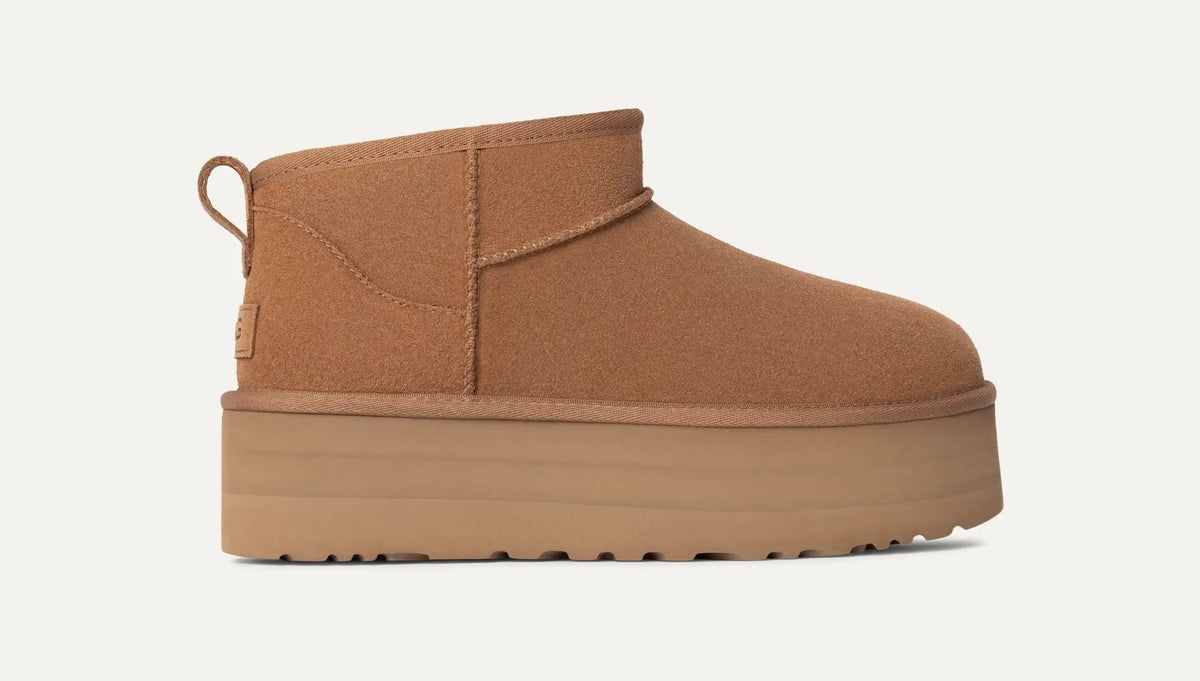 Ugg Women's Classic Ultra Mini Platform-Chestnut