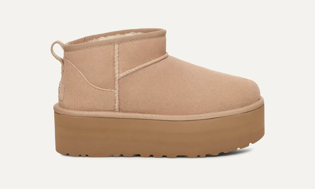 Ugg Women's Classic Ultra Mini Platform-Sand