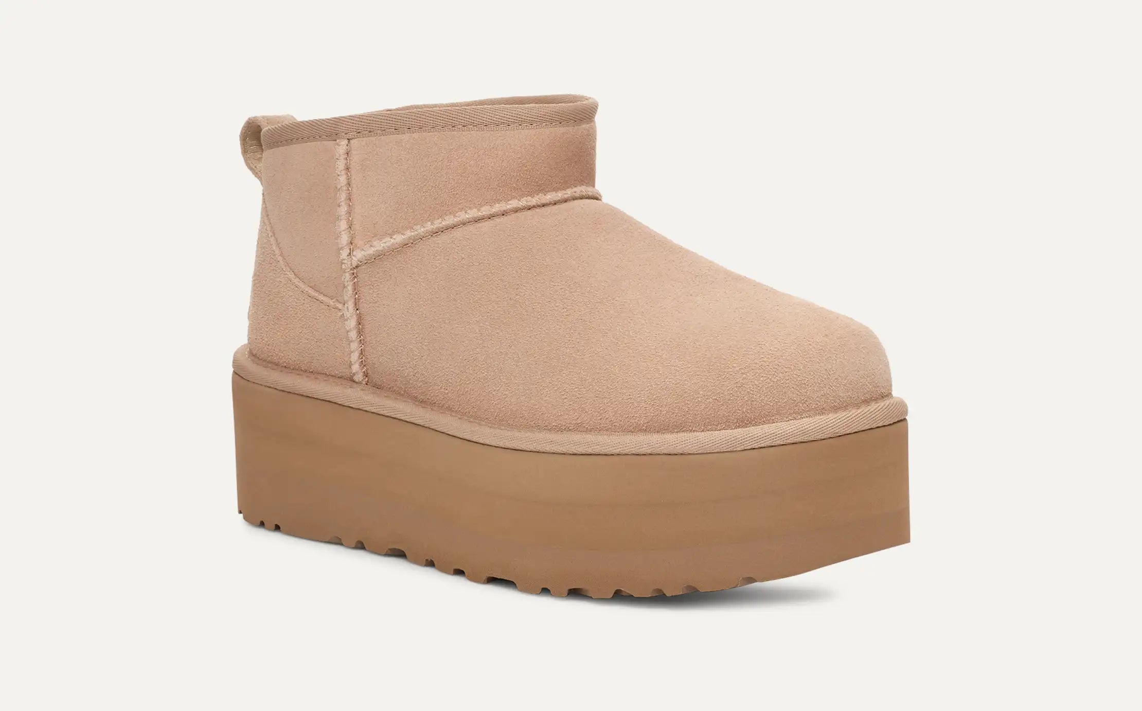Ugg Women's Classic Ultra Mini Platform-Sand