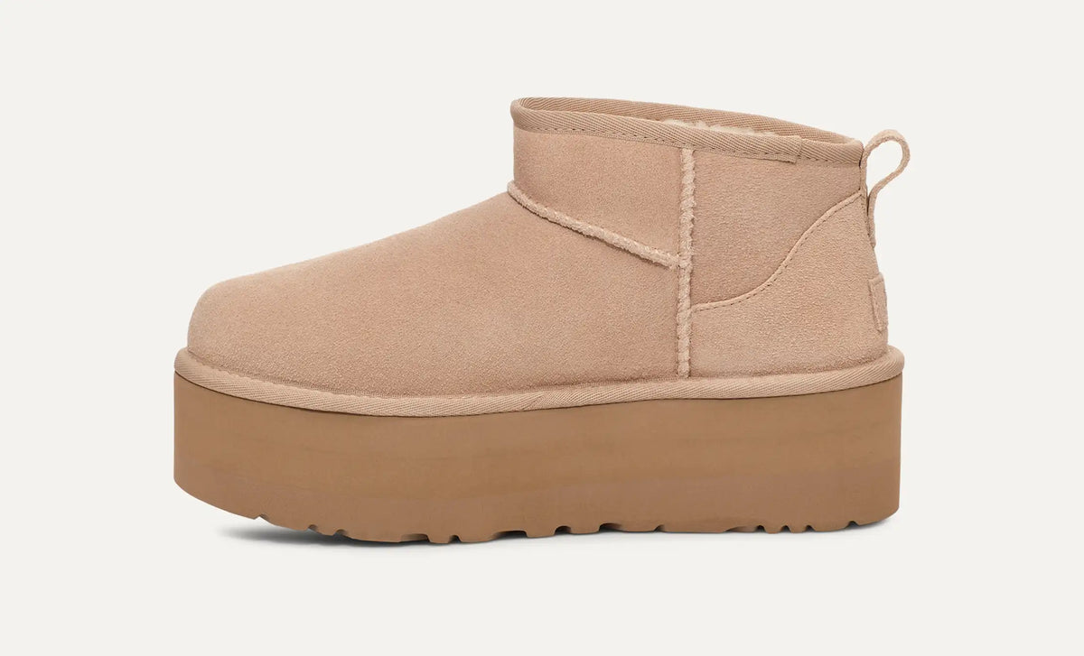 Ugg Women's Classic Ultra Mini Platform-Sand